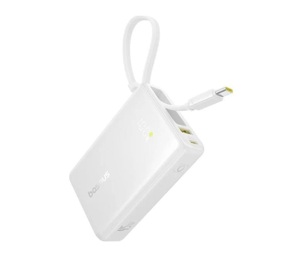 Baseus PicoGo PowerBank 10000mAh 45W White - 1348183 - zdjęcie